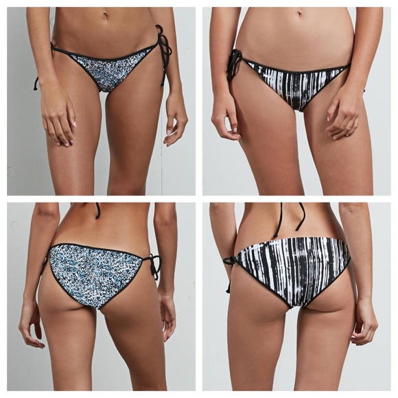 Volcom Stay Tuned Tie-Side Reversible Bikini Botto - Picture 1 of 6